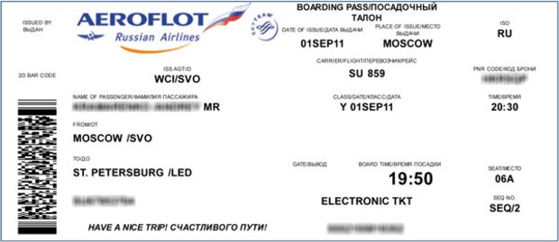 vé máy bay Aeroflot