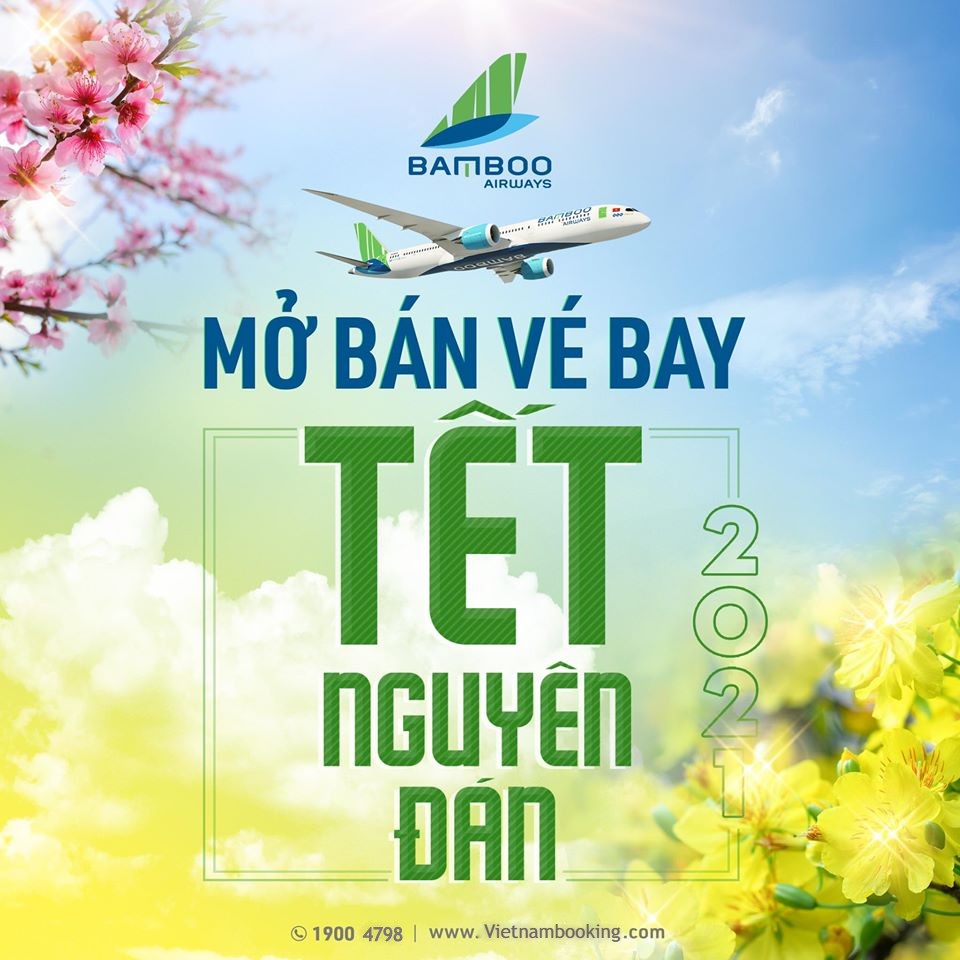 Vé máy bay Tết 2021 Bamboo Airways