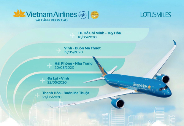 Vé máy bay hãng Vietnam Airlines giá rẻ tháng 11