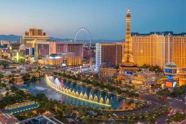 Las Vegas được mệnh danh là thành phố ánh sáng của nước Mỹ