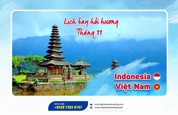 Vé máy bay từ Indonesia về Việt Nam tháng 1/2022
