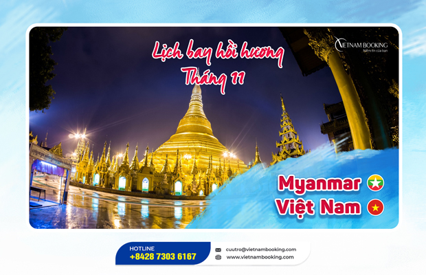 Chuyến bay từ Myanmar về Việt Nam tháng 1/2022